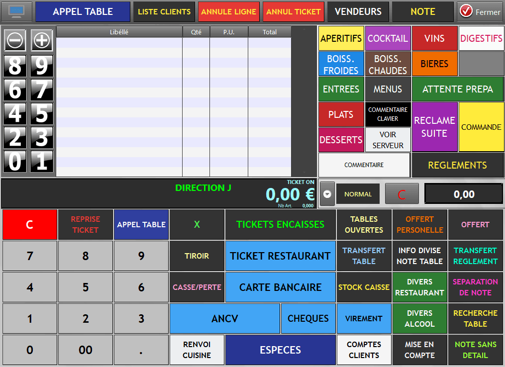 Terminal de caisse Logic'S Encaissements