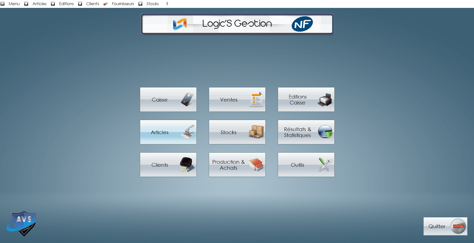 Interface Logic'S de gestion commerciale